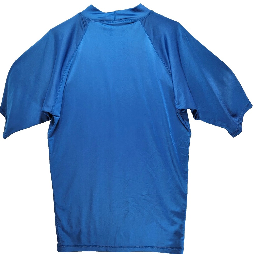 Kanu Youth Boys Rash Guard Shirt Sz XL Surf UPF Swim Beach Resort Coastal Blue - Picture 2 of 10